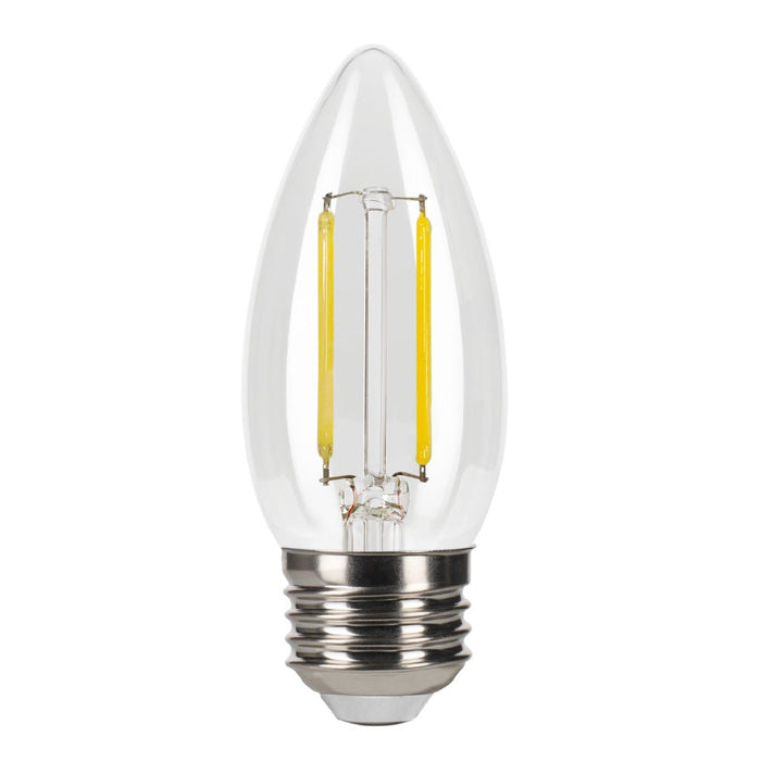 LED Filament Bulbs Halco - 3B11-CL-FLED4-930-E26-D - LED Filament B11 E26 3000K 300L 40W-equiv Clear Dim T20 Halco Lighting Technologies