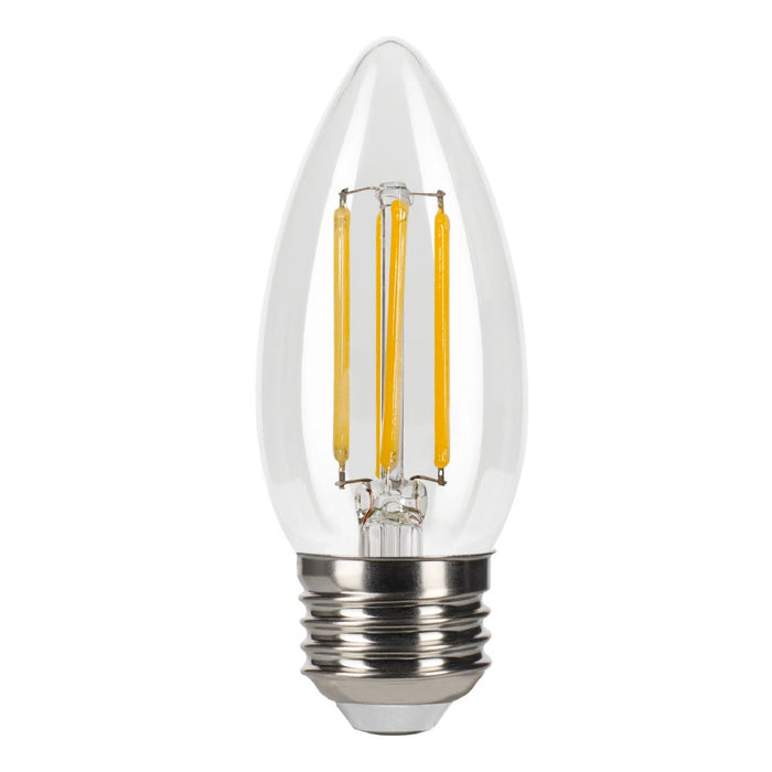 LED Filament Bulbs Halco - LSB11-CL-FLED4-927-E26-D - LED Filament B11 E26 2700K 60W-equiv Clear 3-Step Dim T20 Halco Lighting Technologies