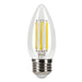 LED Filament Bulbs Halco - 6B11-CL-FLED4-930-E26-D-T24 - LED Filament B11 E26 3000K 500L 60W-equiv Clear Dim T20/T24 Halco Lighting Technologies