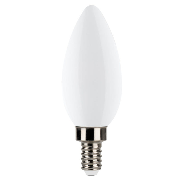 LED Filament Bulbs Halco - 6B11-FR-FLED4-950-E12-D-T24 - LED Filament B11 E12 5000K 500L 60W-equiv Frosted Dim T20/T24 Halco Lighting Technologies