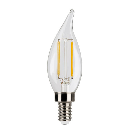 LED Filament Bulbs Halco - 3CA11-CL-FLED4-927-E12-D - LED Filament CA11 E12 2700K 300L 40W-equiv Clear Dim T20 Halco Lighting Technologies
