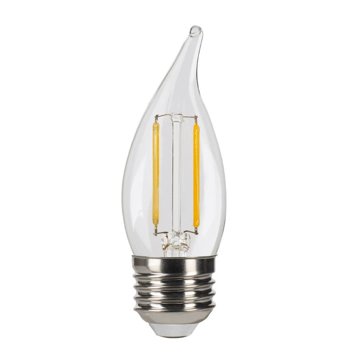 LED Filament Bulbs Halco - 3CA11-CL-FLED4-927-E26-D - LED Filament CA11 E26 2700K 300L 40W-equiv Clear Dim T20 Halco Lighting Technologies