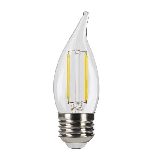 LED Filament Bulbs Halco - 3CA11-CL-FLED4-930-E26-D - LED Filament CA11 E26 3000K 300L 40W-equiv Clear Dim T20 Halco Lighting Technologies