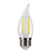 LED Filament Bulbs Halco - 3CA11-CL-FLED4-930-E26-D - LED Filament CA11 E26 3000K 300L 40W-equiv Clear Dim T20 Halco Lighting Technologies