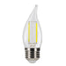 LED Filament Bulbs Halco - 3CA11-CL-FLED4-950-E26-D - LED Filament CA11 E26 5000K 300L 40W-equiv Clear Dim T20 Halco Lighting Technologies