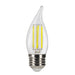LED Filament Bulbs Halco - LSCA11-CL-FLED4-950-E26-D - LED Filament CA11 E26 5000K 60W-equiv Clear 3-Step Dim T20 Halco Lighting Technologies