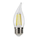 LED Filament Bulbs Halco - 9CA11-CL-FLED4-950-E26-D - LED Filament CA11 E26 5000K 800L 75W-equiv Clear Dim T20 Halco Lighting Technologies