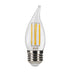 LED Filament Bulbs Halco - CA11-CL-FLED4-927-E26-3WD - LED Filament CA11 3-Way E26 2700K 200/300/500L 60W-eq Clear Dim Halco Lighting Technologies