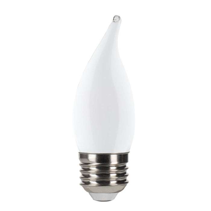 LED Filament Bulbs Halco - LSCA11-FR-FLED4-950-E26-D - LED Filament CA11 E26 5000K 60W-equiv Frosted 3-Step Dim T20 Halco Lighting Technologies