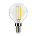 LED Filament Bulbs Halco - 3G16.5-CL-FLED4-930-E12-D - LED Filament G16.5 E12 3000K 250L 25W-equiv Clear Dim T20 Halco Lighting Technologies