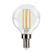 LED Filament Bulbs Halco - 6G16.5-CL-FLED4-927-E12-D-T24 - LED Filament G16.5 E12 2700K 500L 60W-equiv Clear Dim T20/T24 Halco Lighting Technologies