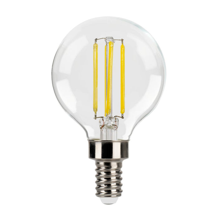 LED Filament Bulbs Halco - 4G16.5-CL-FLED4-930-E12-D-T24 - LED Filament G16.5 E12 3000K 350L 40W-equiv Clear Dim T20/T24 Halco Lighting Technologies