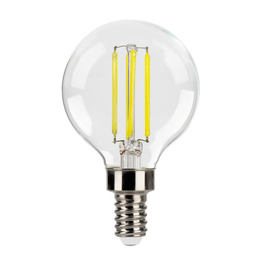 LED Filament Bulbs Halco - 6G16.5-CL-FLED4-950-E12-D-T24 - LED Filament G16.5 E12 5000K 500L 60W-equiv Clear Dim T20/T24 Halco Lighting Technologies