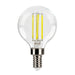 LED Filament Bulbs Halco - 4G16.5-CL-FLED4-950-E12-D-T24 - LED Filament G16.5 E12 5000K 350L 40W-equiv Clear Dim T20/T24 Halco Lighting Technologies