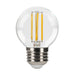LED Filament Bulbs Halco - 6G16.5-CL-FLED4-927-E26-D-T24 - LED Filament G16.5 E26 2700K 500L 60W-equiv Clear Dim T20/T24 Halco Lighting Technologies