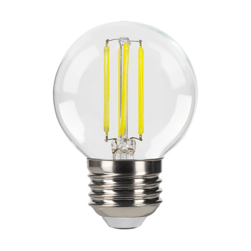 LED Filament Bulbs Halco - 6G16.5-CL-FLED4-950-E26-D-T24 - LED Filament G16.5 E26 5000K 500L 60W-equiv Clear Dim T20/T24 Halco Lighting Technologies