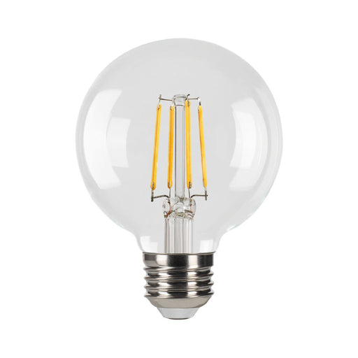 LED Filament Bulbs Halco - 5G25-CL-FLED4-927-E26-D - LED Filament G25 E26 2700K 500L 60W-equiv Clear Dim T20 Halco Lighting Technologies
