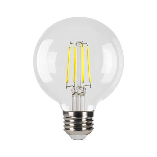 LED Filament Bulbs Halco - 5G25-CL-FLED4-950-E26-D - LED Filament G25 E26 5000K 500L 60W-equiv Clear Dim T20 Halco Lighting Technologies