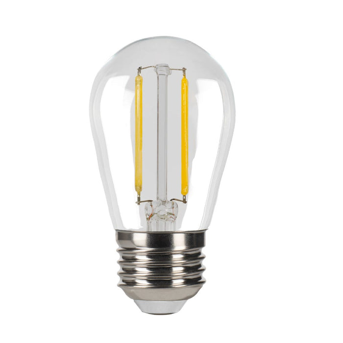 LED Filament Bulbs Halco - 2S14-CL-FLED4-930-E26-D - LED Filament S14 E26 3000K 200L 25W-equiv Clear Dim T20 Halco Lighting Technologies