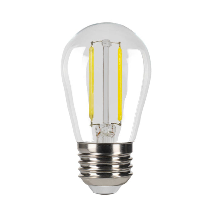 LED Filament Bulbs Halco - 2S14-CL-FLED4-950-E26-D - LED Filament S14 E26 5000K 200L 25W-equiv Clear Dim T20 Halco Lighting Technologies