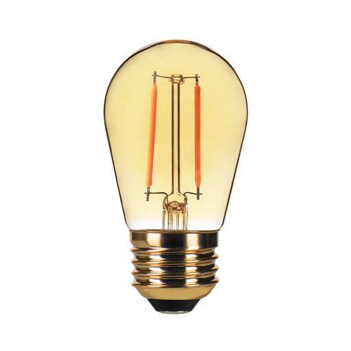 LED Filament Bulbs Halco - 2S14-AMB-FLED4-922-E26-D - LED Filament S14 E26 2200K 200L 25W-equiv Amber Dim T20 Halco Lighting Technologies