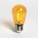 LED Filament Bulbs Halco - 5S14-CL-FLED4-YEL-E26-D - LED Filament S14 E26 Yellow 200L Yellow Dim Halco Lighting Technologies