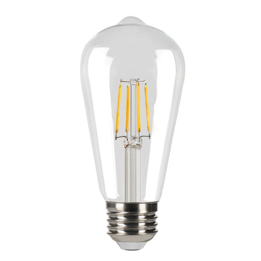 LED Filament Bulbs Halco - 5ST19-CL-FLED4-927-E26-D - LED Filament ST19 E26 2700K 500L 60W-equiv Clear Dim T20 Halco Lighting Technologies