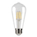 LED Filament Bulbs Halco - 5ST19-CL-FLED4-927-E26-D - LED Filament ST19 E26 2700K 500L 60W-equiv Clear Dim T20 Halco Lighting Technologies