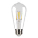 LED Filament Bulbs Halco - 5ST19-CL-FLED4-930-E26-D - LED Filament ST19 E26 3000K 500L 60W-equiv Clear Dim T20 Halco Lighting Technologies