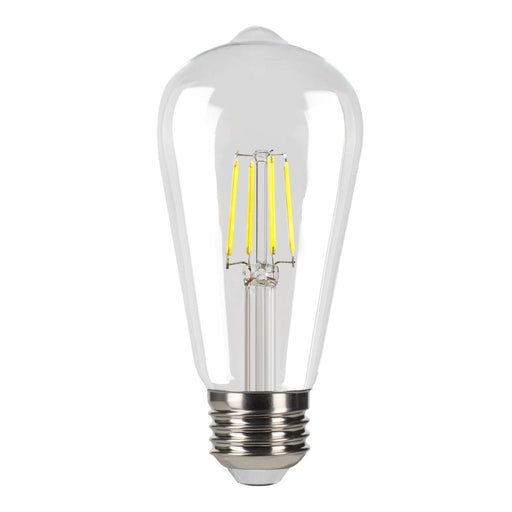 LED Filament Bulbs Halco - 5ST19-CL-FLED4-950-E26-D - LED Filament ST19 E26 5000K 500L 60W-equiv Clear Dim T20 Halco Lighting Technologies