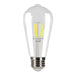 LED Filament Bulbs Halco - 5ST19-CL-FLED4-950-E26-D - LED Filament ST19 E26 5000K 500L 60W-equiv Clear Dim T20 Halco Lighting Technologies