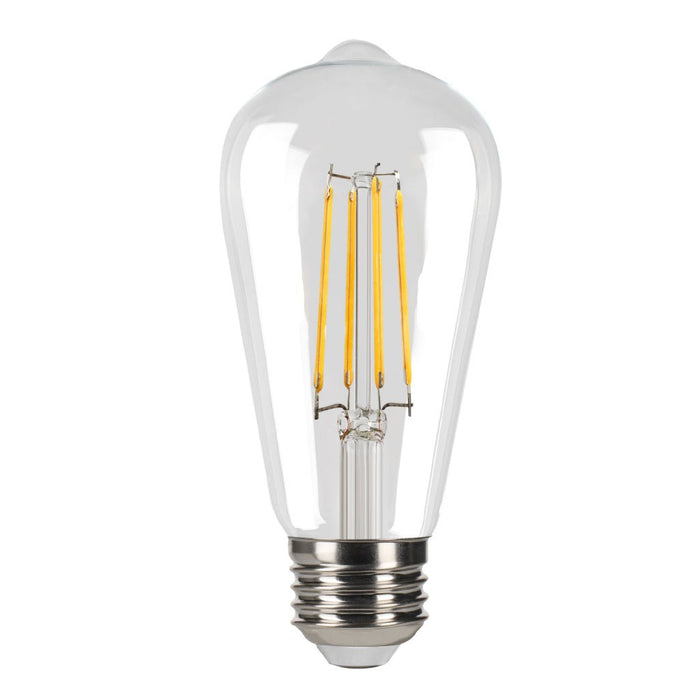 LED Filament Bulbs Halco - 9ST19-CL-FLED4-927-E26-D-T24 - LED Filament ST19 E26 2700K 810L 75W-equiv Clear Dim T20/T24 Halco Lighting Technologies