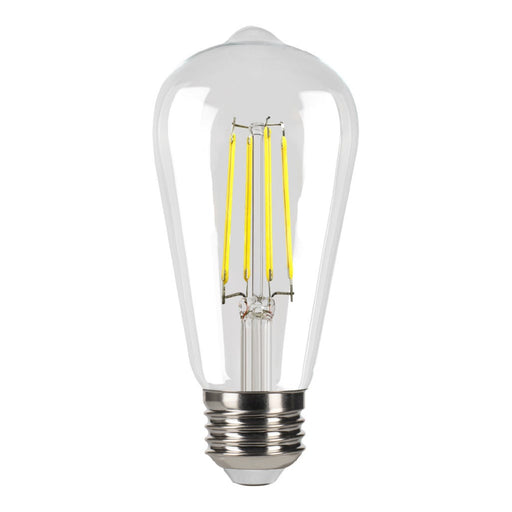 LED Filament Bulbs Halco - 9ST19-CL-FLED4-950-E26-D-T24 - LED Filament ST19 E26 5000K 810L 75W-equiv Clear Dim T20/T24 Halco Lighting Technologies