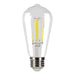 LED Filament Bulbs Halco - 9ST19-CL-FLED4-950-E26-D-T24 - LED Filament ST19 E26 5000K 810L 75W-equiv Clear Dim T20/T24 Halco Lighting Technologies