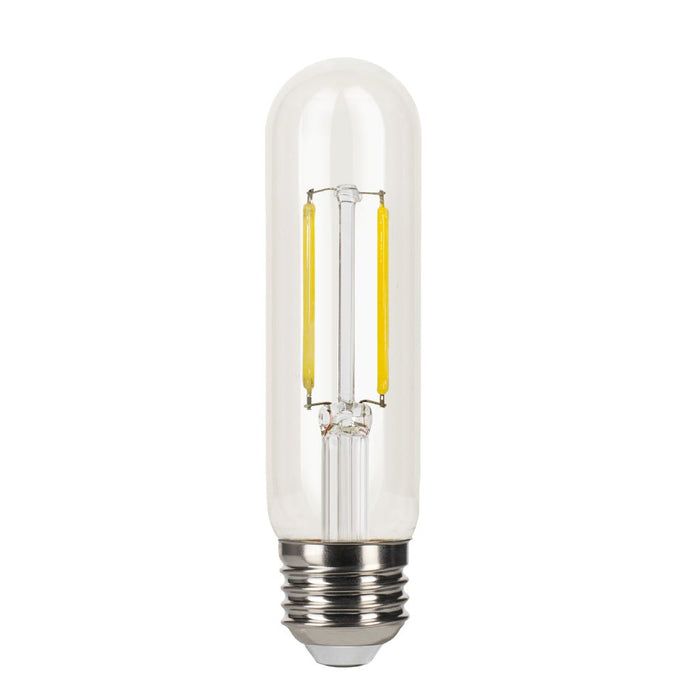 LED Filament Bulbs Halco - 5T10-CL-FLED4-930-E26-D - LED Filament T10 5in E26 3000K 450L 40W-equiv Clear Dim T20 Halco Lighting Technologies