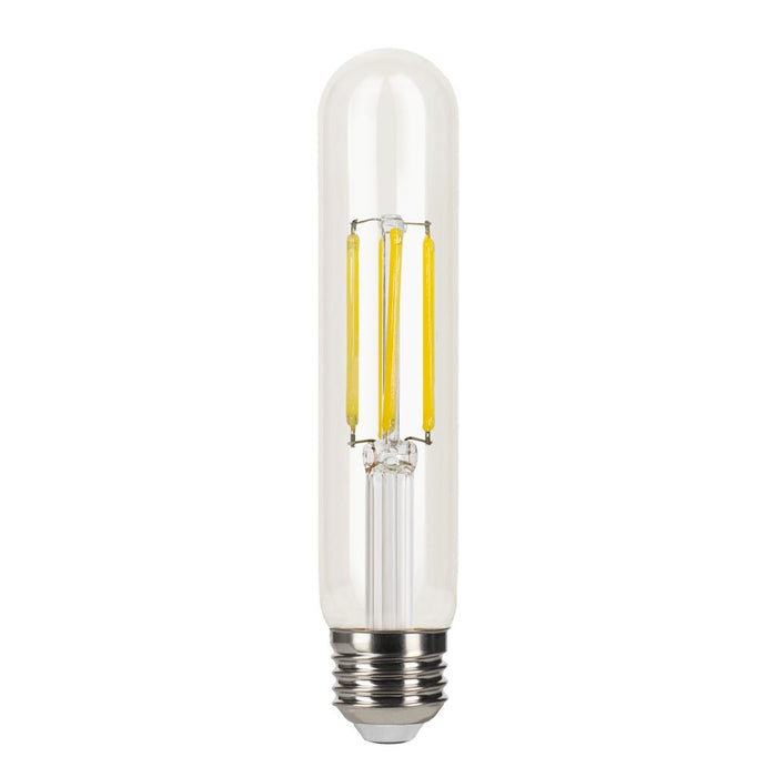 LED Filament Bulbs Halco - 9T10-CL-FLED4-930-E26-D - LED Filament T10 6.5in E26 3000K 800L 60W-equiv Clear Dim T20 Halco Lighting Technologies