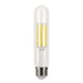 LED Filament Bulbs Halco - 9T10-CL-FLED4-930-E26-D - LED Filament T10 6.5in E26 3000K 800L 60W-equiv Clear Dim T20 Halco Lighting Technologies