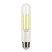 LED Filament Bulbs Halco - 9T10-CL-FLED4-950-E26-D - LED Filament T10 6.5in E26 5000K 800L 60W-equiv Clear Dim T20 Halco Lighting Technologies