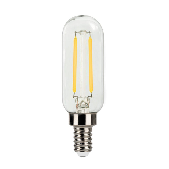 LED Filament Bulbs Halco - 5T8-CL-FLED4-930-E12-D - LED Filament T8 3in E12 3000K 450L 40W-equiv Clear Dim T20 Halco Lighting Technologies