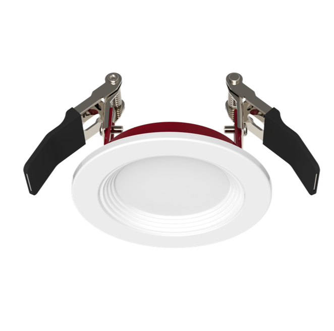 Halco - FRSDL-3-CS-BT-120V - Fire Rated 3in Slim Downlight Color Select 6.5W 550L Baffle Dimm product image