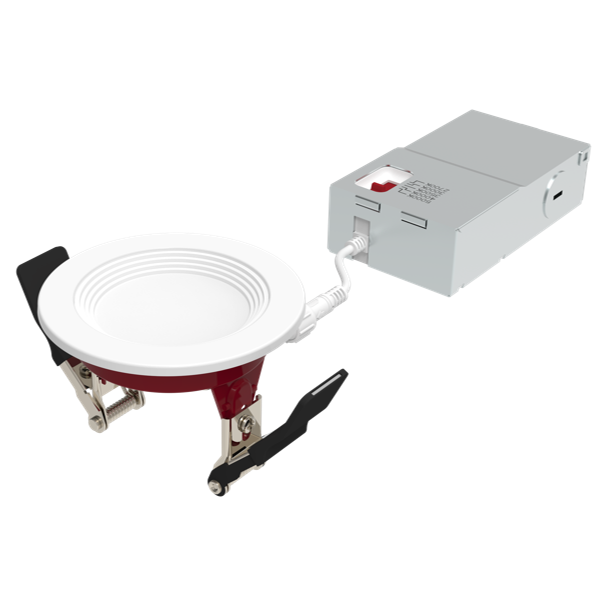 Halco - FRSDL-3-CS-BT-120V - Fire Rated 3in Slim Downlight Color Select 6.5W 550L Baffle Dimm product image