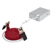 Halco - FRSDL-4-CS-BT-120V - Fire Rated 4in Slim Downlight Color Select 11W 900L Baffle Dimm product image