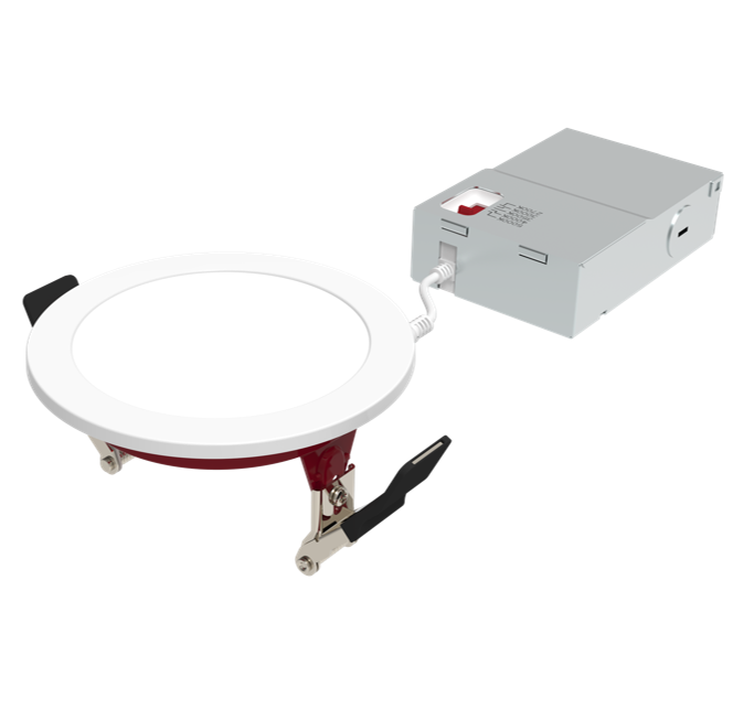 Halco - FRSDL-4-CS-ST-120V - Fire Rated 4in Slim Downlight Color Select 11W 900L Smooth Dimm product image