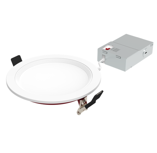 Halco - FRSDL-6-CS-BT-120V - Fire Rated 6in Slim Downlight Color Select 15W 1250L Baffle Dimm product image