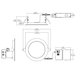 Halco - FRSDL-6-CS-ST-120V - Fire Rated 6in Slim Downlight Color Select 15W 1250L Smooth Dimm product image