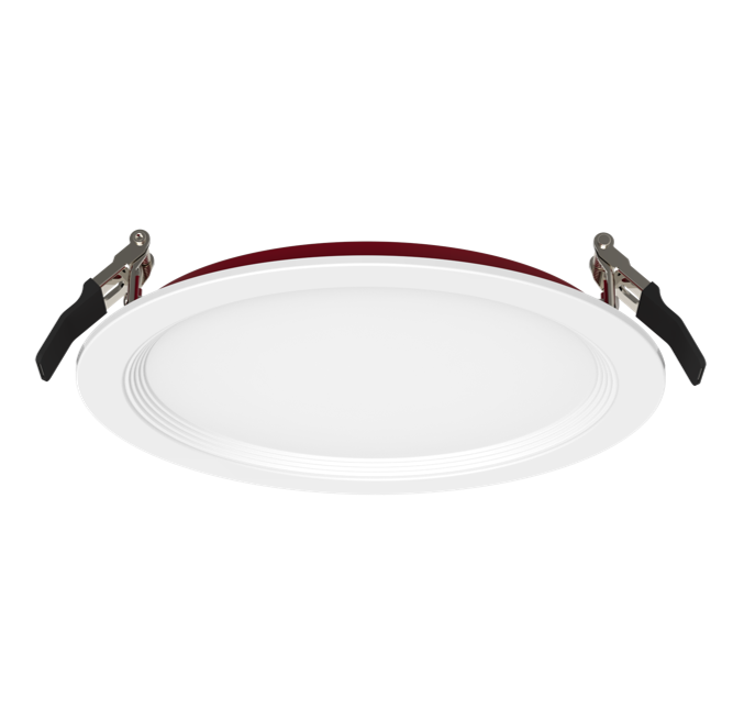 Halco - FRSDL-8-CS-BT-120V - Fire Rated 8in Slim Downlight Color Select 19W 1600L Baffle Dimm product image