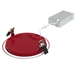 Halco - FRSDL-8-CS-BT-120V - Fire Rated 8in Slim Downlight Color Select 19W 1600L Baffle Dimm product image
