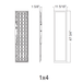 Halco - FPLCR-14-LS-CS-UNV - LED 1X4 Flat Panel Controls Ready Lumen & Color Select Dimm product image