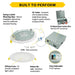 Halco - FSDLS5FR12/CCT/LED - LED Slim Downlight 5in 10W 2700K-5000K CCT Select Dimm JA-8 product image