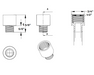 Halco - HRHB-PA - Hoverbay Round Highbay Pendant Adaptor 1/2 to 3/4 product image